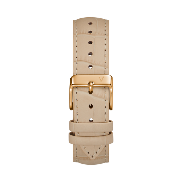 Croc Leather Natural Strap