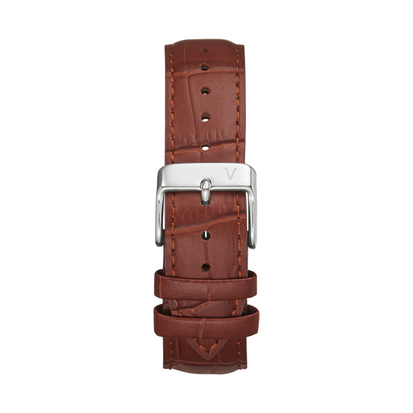 Croc Leather Light Brown Strap