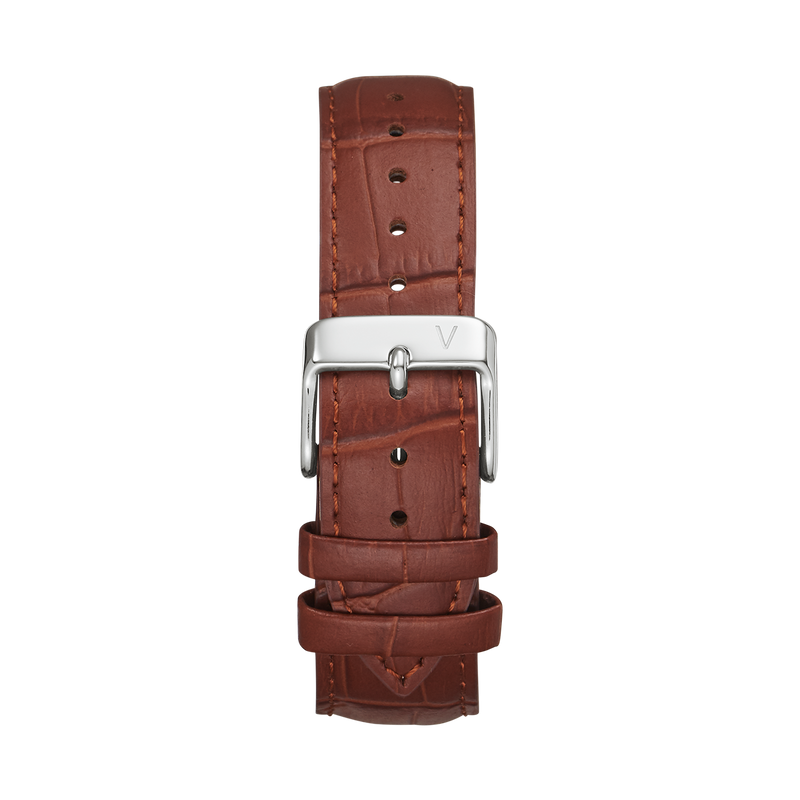 Croc Leather Light Brown Strap