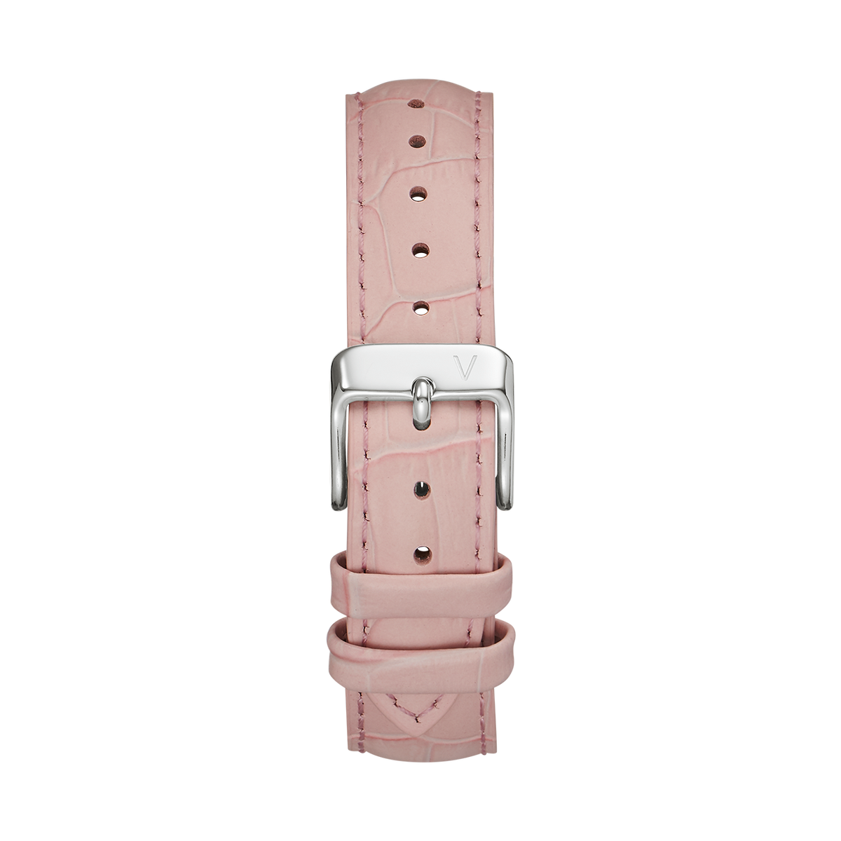 Croc Leather Pink Strap The 5TH