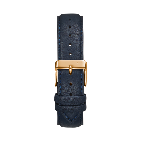 Leather Navy Strap