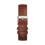 Pebbled Leather Light Brown Strap