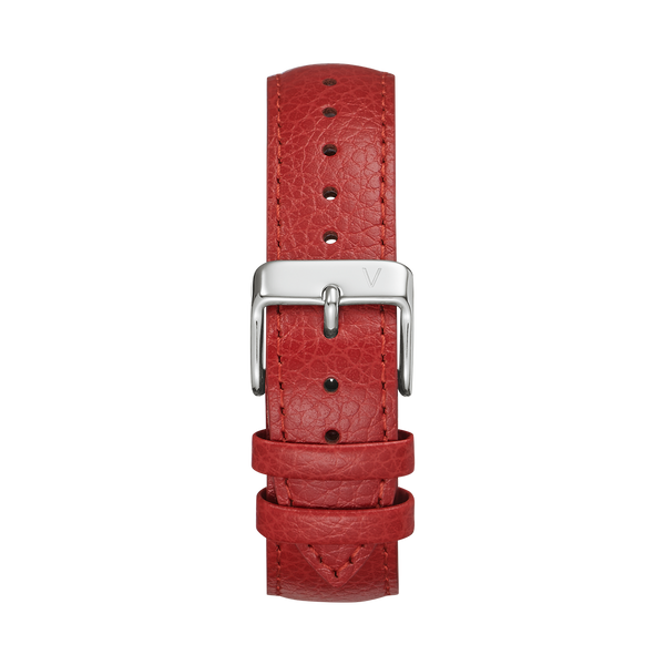 Pebbled Leather Ruby Strap