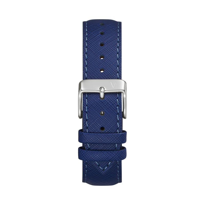 Saffiano Leather Blue Strap
