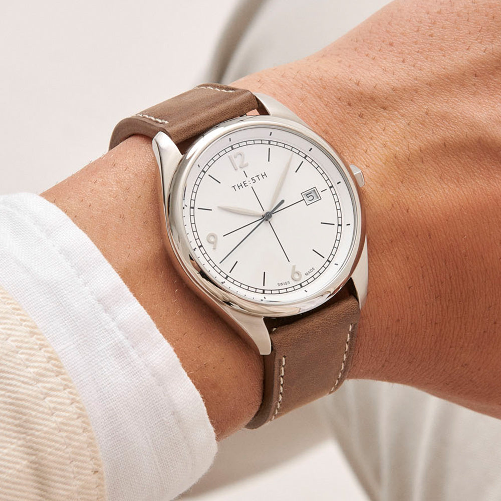 Swiss watch shop with compass