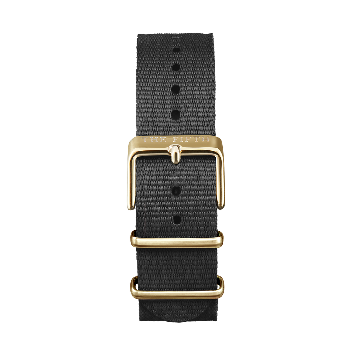 Nato Strap Black Gold Mens The 5TH