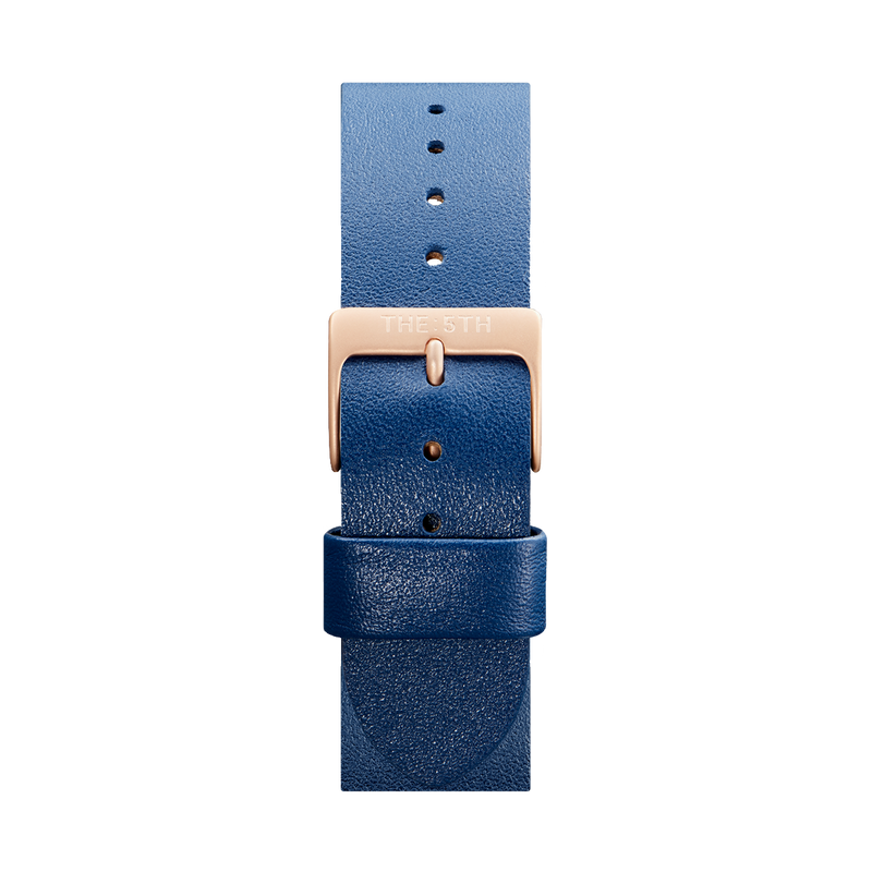 Rose Gold and Navy Strap