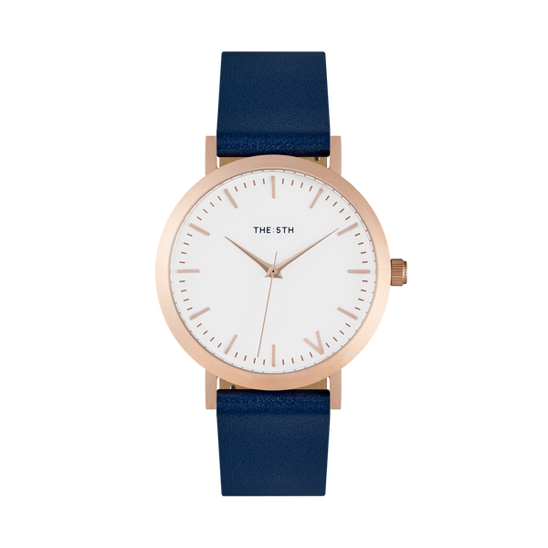 Rose Gold & Navy 38mm